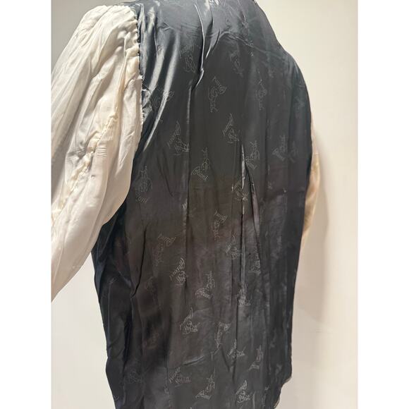 Brioni Neiman Marcus Escorial Wool Suit Jacket Houndstooth Blk White Size 48R JL - Picture 13 of 16